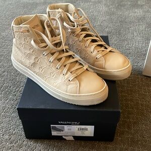 Mens Valentino Leather Sneakers